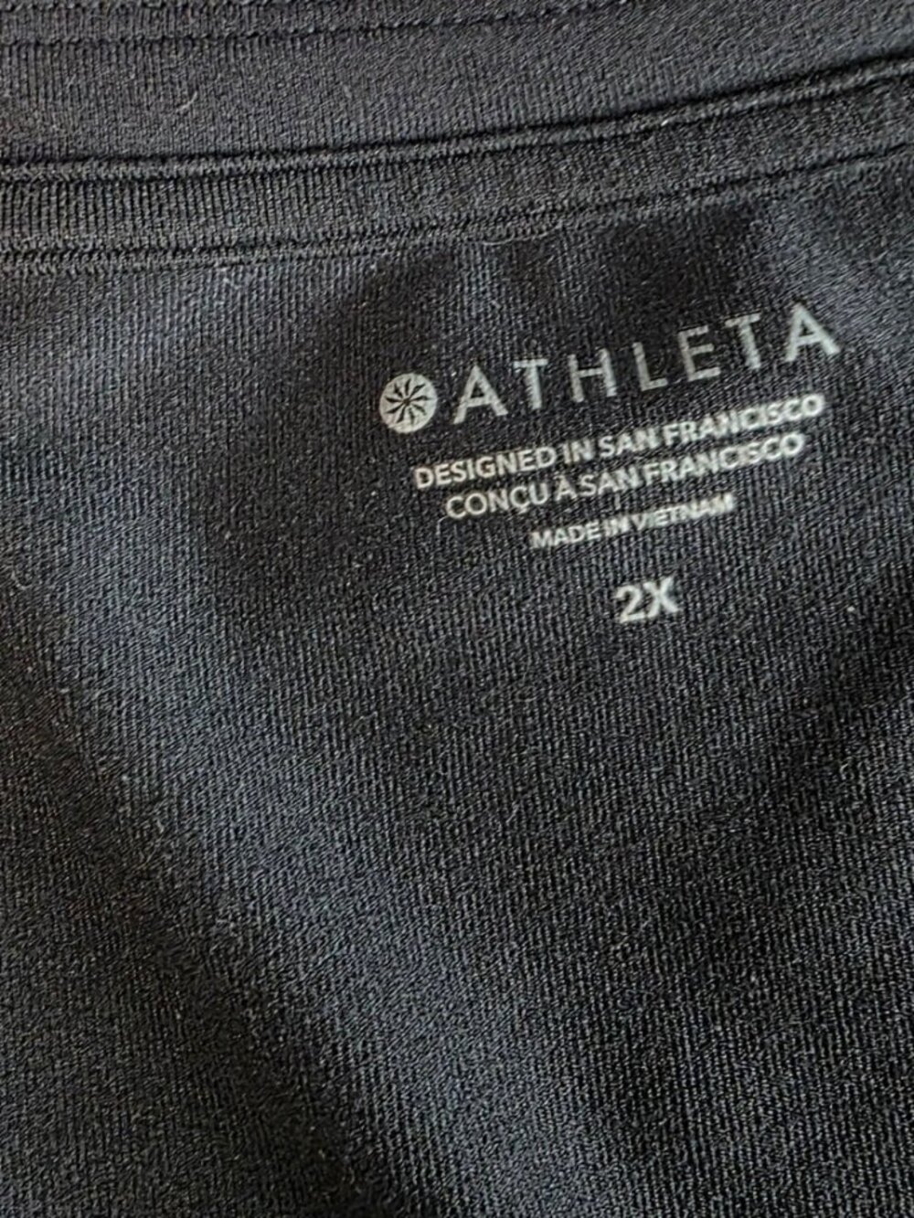 Athleta Shanti Top, Long Sleeve, Cropped, Black, Pullover, Soft, Athletic, 2X - Picture 3 of 10